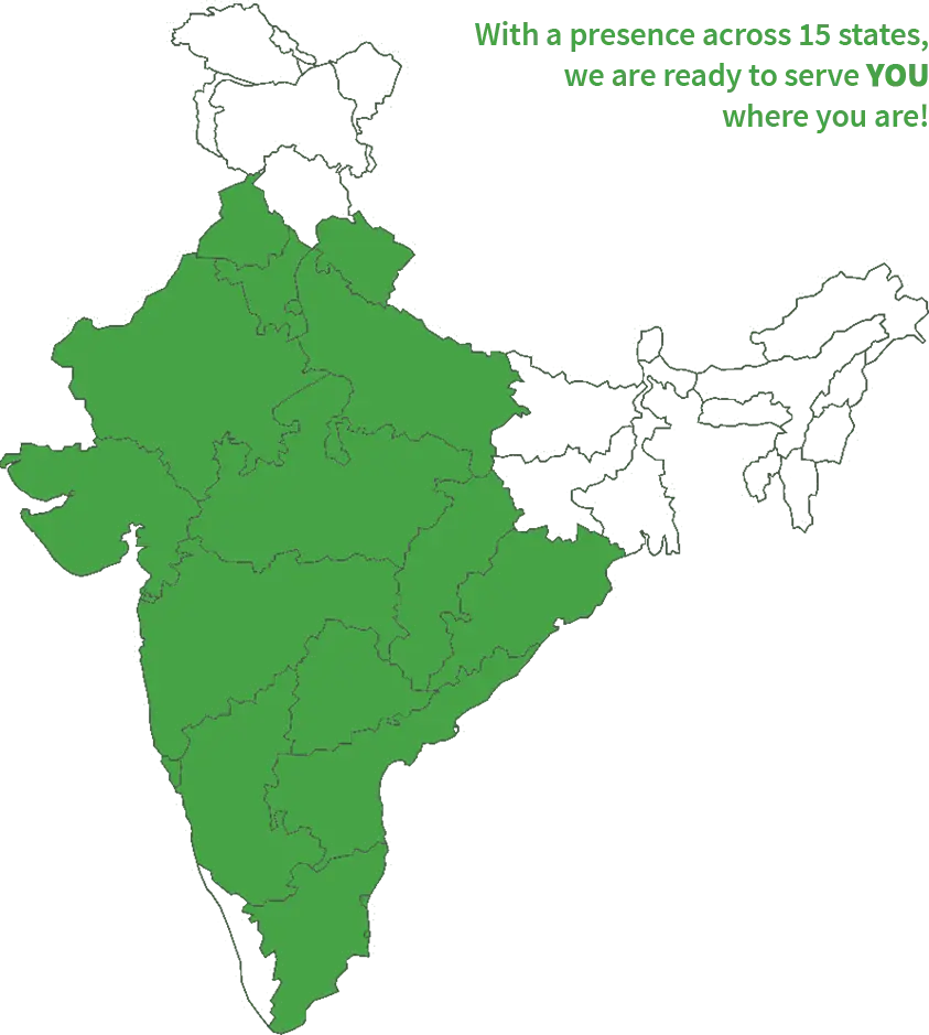 With a presence across 15 states, we are ready to serve YOU where you are!